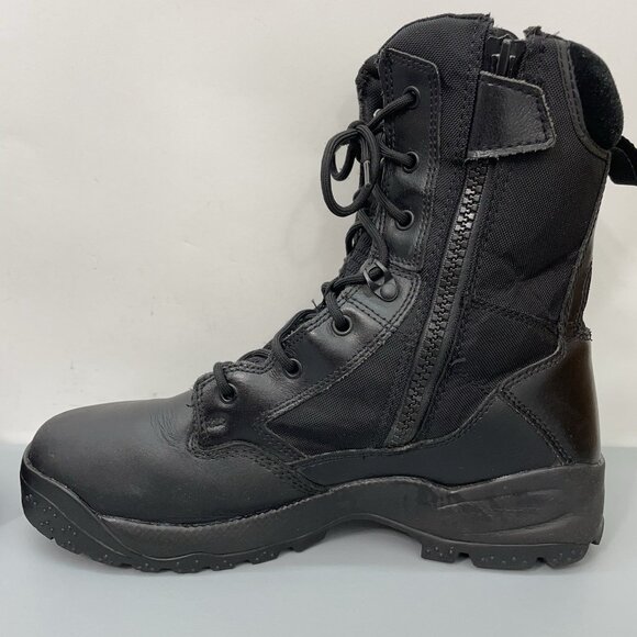 5.11 Tactical ATAC 2.0 8” Boots Combat Duty Side Zip Leather Black Mens 12 - Picture 11 of 15